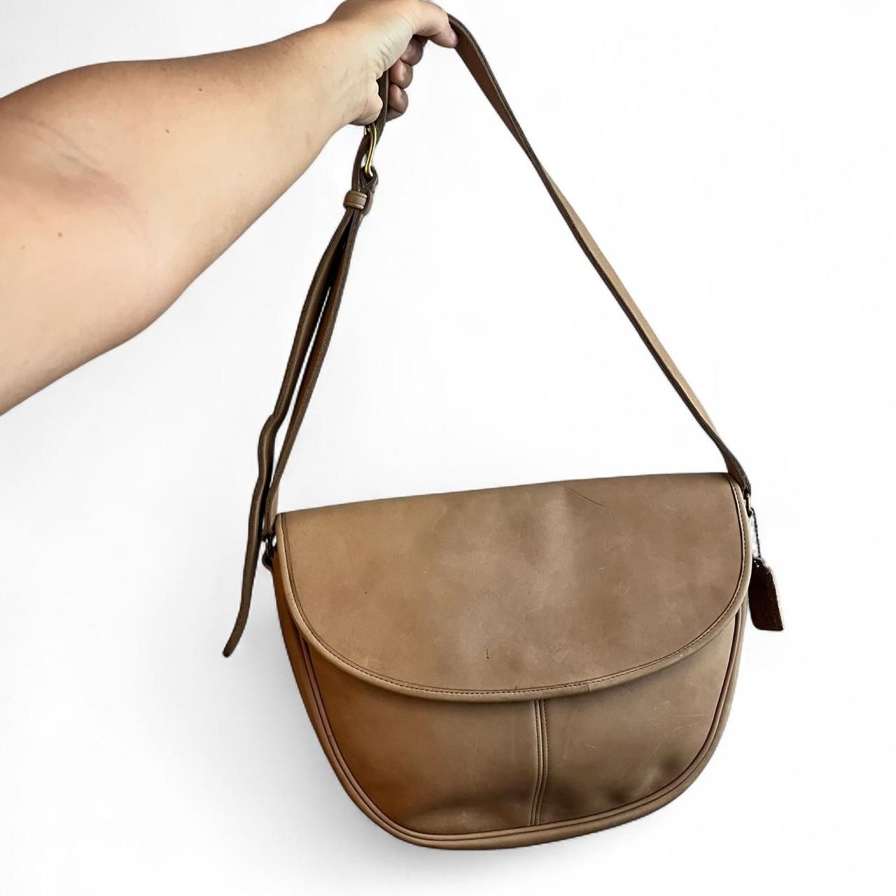 Rare 1970s Coach Paris Flap Crossbody Purse